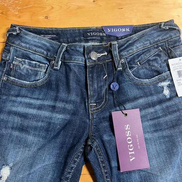 Vigoss Blue Denim Jean. Size 25 - Picture 1 of 7